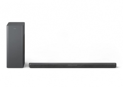 Hangszóró, vezeték nélküli mélynyomóval, PHILIPS "TAB6309", sötétszürke