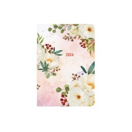 Naptár, tervező, B6, heti, TOPTIMER "Joy", tearózsa